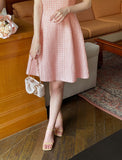 Fine Tweed Flare Mini One Piece