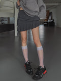 Festry unbalanced skirt
