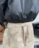 Carton back strap cotton pants