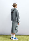PINCH CARGO SWEAT BERMUDA PANTS