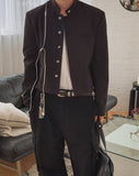 [PLAN MADE] Kuroji Metal Gakuran Crop Jacket