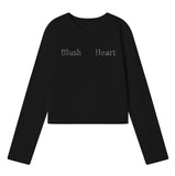 BLUSH HEART Long Sleeve T-shirt