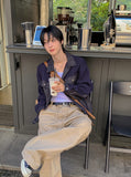Reuben Knitted Denim Trucker Jacket