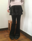 Winco Velvet Tiered Layered Skirt Pants