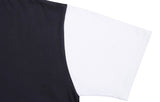 Flower Dot Embroidery Color Matching Short Sleeve Tee