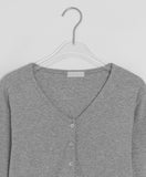 Nigget Crop Sleeveless Cardigan Set