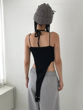 HALTER BODY SUIT TOP