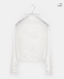 Deon See-Through Warmer Turtleneck Layered T-shirt
