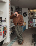 Romu Rivet Suede Flight Jumper