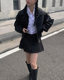 Vata Shirring Cropped Collar Shirt