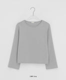 Hipan Round Crop Long Sleeve Tee