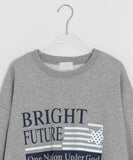 [unisex] Limanne Printing Over Sweatshirt