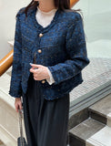 Luce No Collar Surgical Tweed Jacket