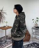 Hanoel Camo Hooded Zip-up
