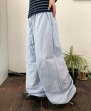 Ops Summer Banding Nylon Wide Pants