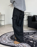 Toering non-fade denim cargo pants