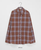 [unisex] Hanro Check Over Long Sleeve Shirt