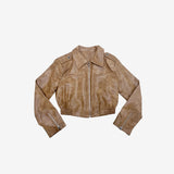 Tenet Crop Leather Jacket