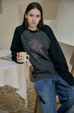 Cherry Fork Raglan Pigment Long Sleeve