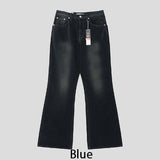 Fracture Bootcut Brushed Denim Pants