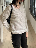 Lupin Blossom Round Long Sleeve Knit