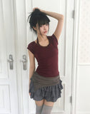 Reya Halter Short Sleeve T-shirt