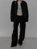Coteo Crop Fur Jacket