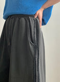 [unisex] Sdelli Track Pigment Banding Bermuda Pants
