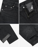 Neo Black Blue Wide Denim Pants