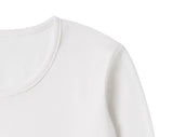 LINE DOTS U-Neck Long Sleeve
