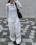 Yuma Banding Cargo Wide Pants