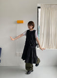 [unisex] U-Tance Summer Banding Balloon Wide Pants