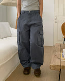 Linju string pocket cargo long pants