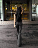 Mono Stripe Banding Pants