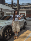 Fresh Pintuck Bermuda Pants