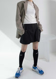 COMB PATTERNED SHORT SK