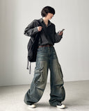 Ivan Washed Cargo Denim