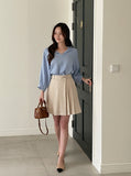 Halo Half-Open Collar Blouse