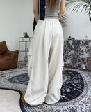 Helis Pintuck Balloon Pants