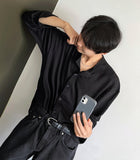 Acid linen cardigan
