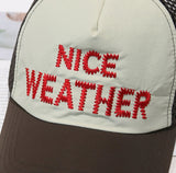 Weather String Mesh Ball Cap