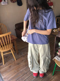 [unisex] Yuhika Star Patch Over Short Sleeve Tee