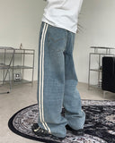 Dayran track denim pants
