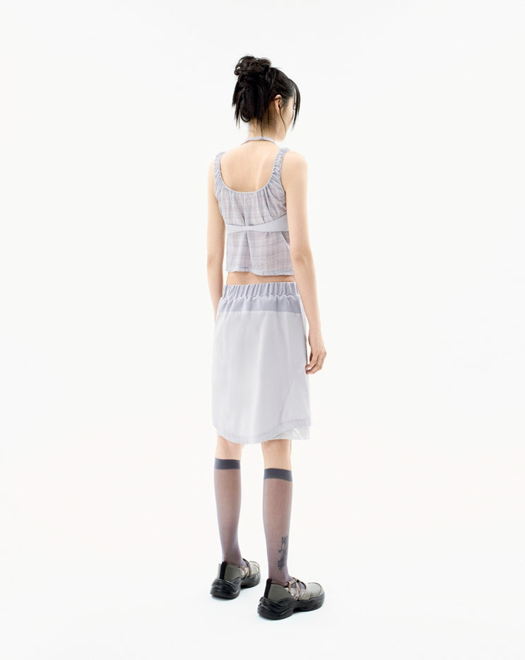 スカート OJOS : 25SS / Layered Mesh Nylon Midi Skirt (3colors) OJOS (オホス ) - レイヤーメッシュナイロンミディスカート