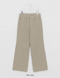 Pigenpi Cotton Semi Bootcut Pants