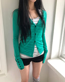 Cieron Tencel Button Cardigan