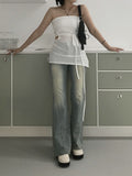Incision Span Bootcut Denim
