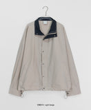 [unisex] Codendi Two Way String Color Matching High Neck Over Night Jacket