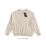 Vision Punching Collar Knit