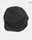 Tshi stripe pattern beret hat